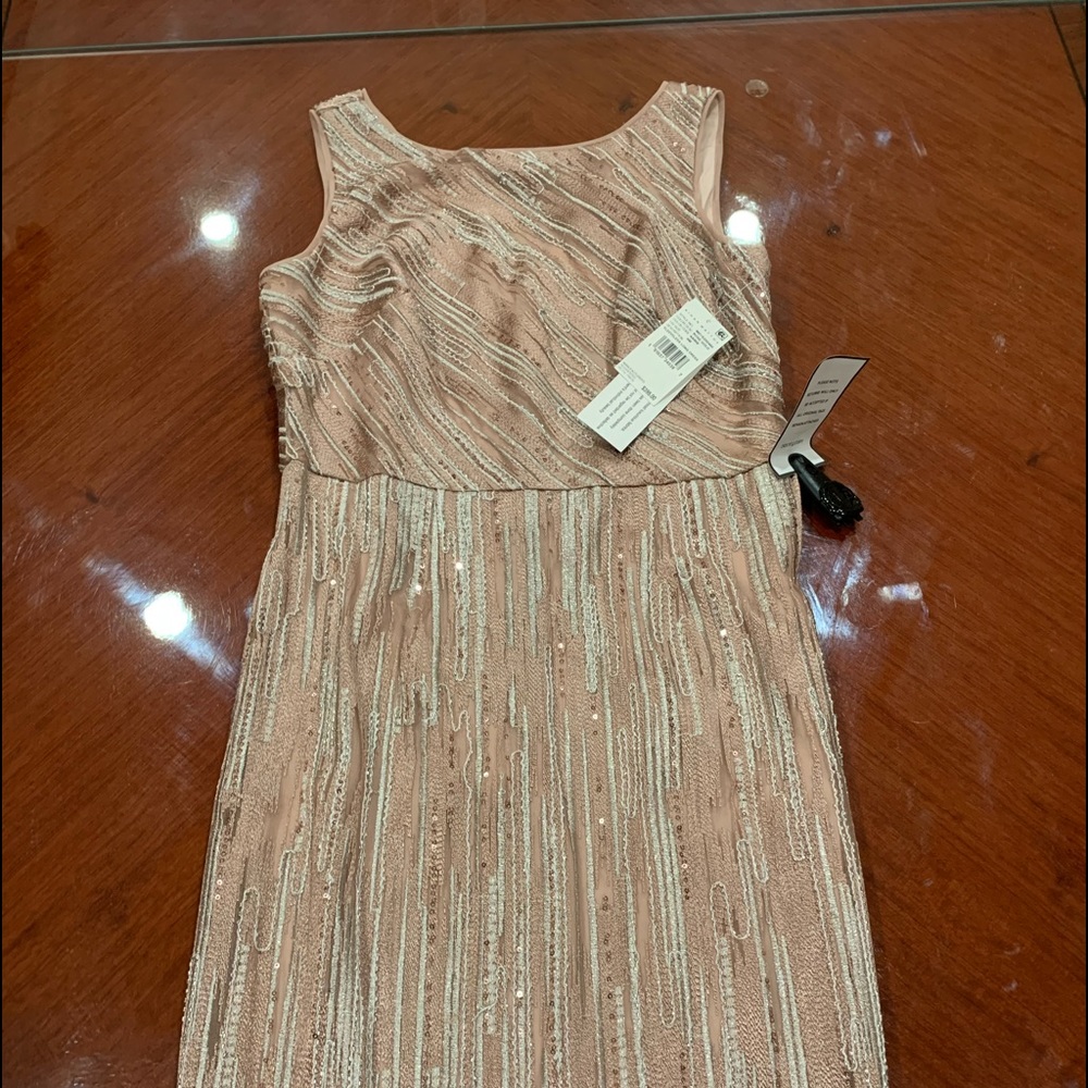 AIDAN MATTOX Sleeveless long dress size 4 - Picture 3 of 4